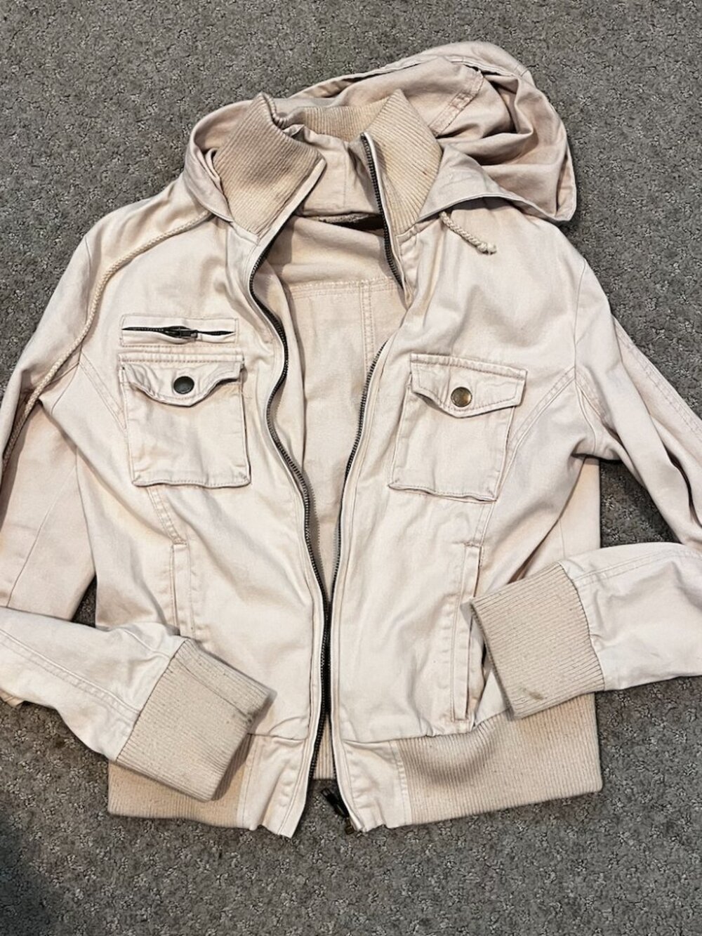LA Hearts Cream Jacket Youth L